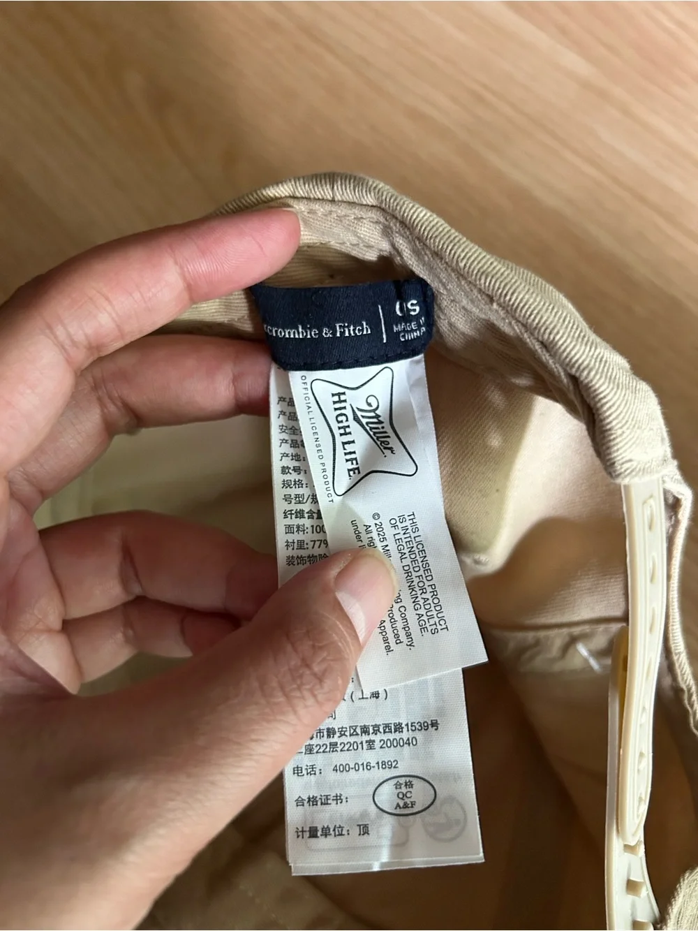 Abercrombie & Fitch X Miller High Life Baseball Cap OS